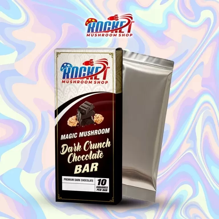 Magic Mushroom Dark Crunch Chocolate Bar