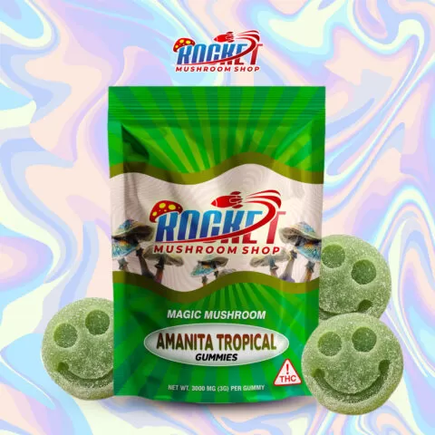 Magic Mushroom Amanita Tropical Gummies