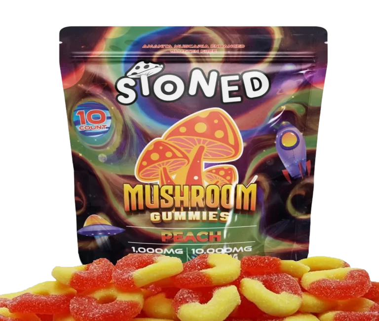 Peach Mushroom Gummies