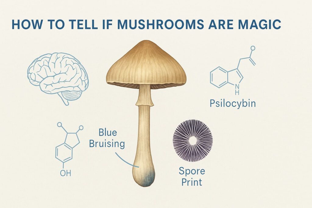 How to Tell If Mushrooms Are Magic
