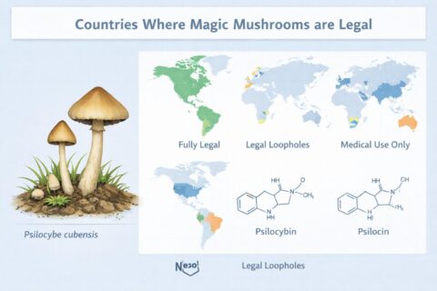 Countries Where Magic Mushrooms are Legal