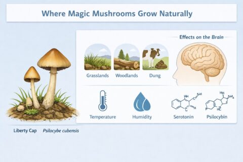 Where Do Magic Mushrooms Grow Naturally