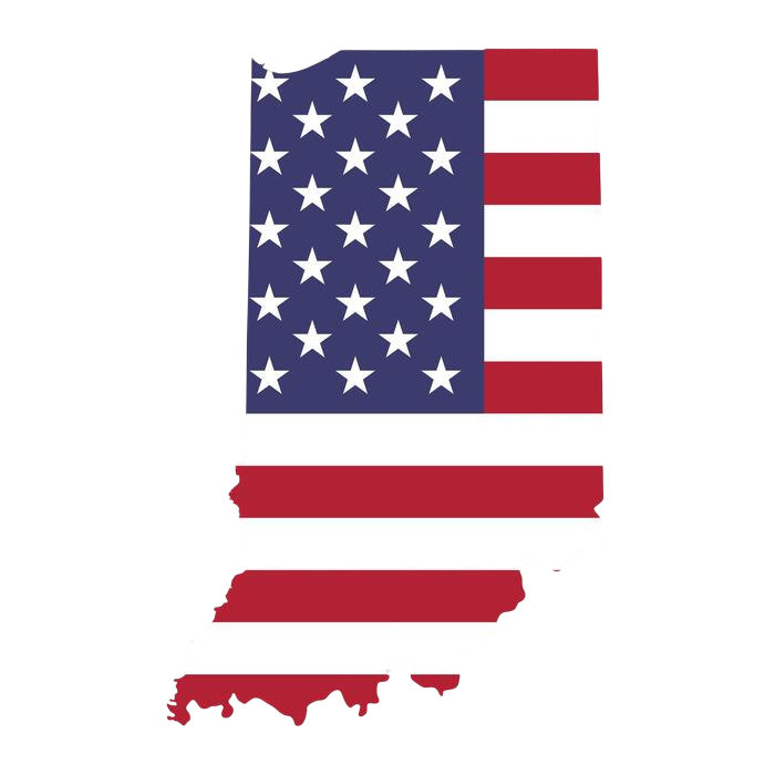 indiana-state-map-with-american-national-flag