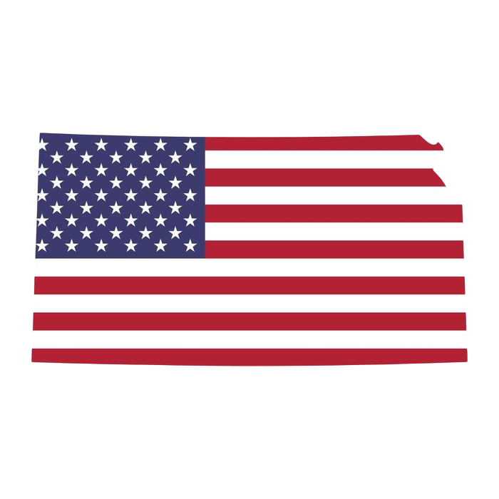 kansas-state-map-with-american-national-flag