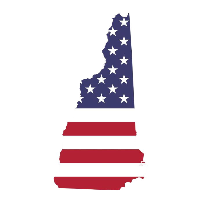 new-hampshire-state-map-with-american-national-flag