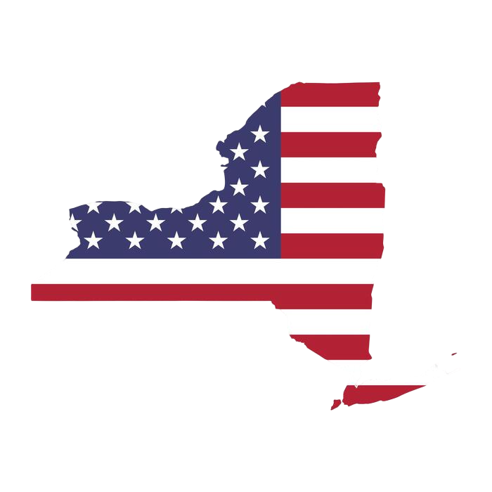 new-york-state-map-with-american-national-flag