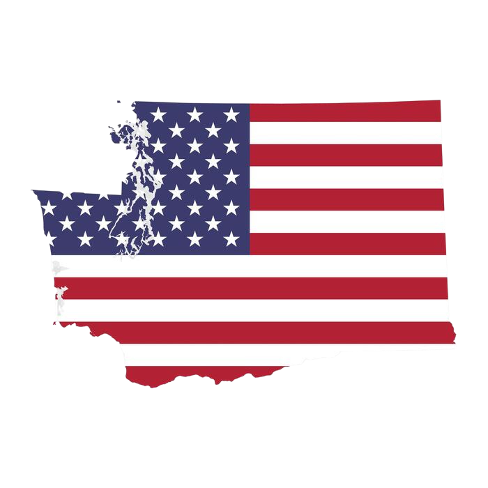 washington-state-map-with-american-national-flag