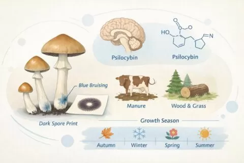 What Do Wild Magic Mushrooms Look Like?